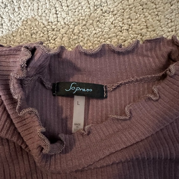 Women’s Mock Turtleneck Shirt - Picture 3 of 3